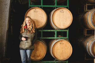 A flat white with the winemaker... An interview with Angela Osborne.