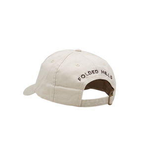 Leather Patch Dad Cap - Stone
