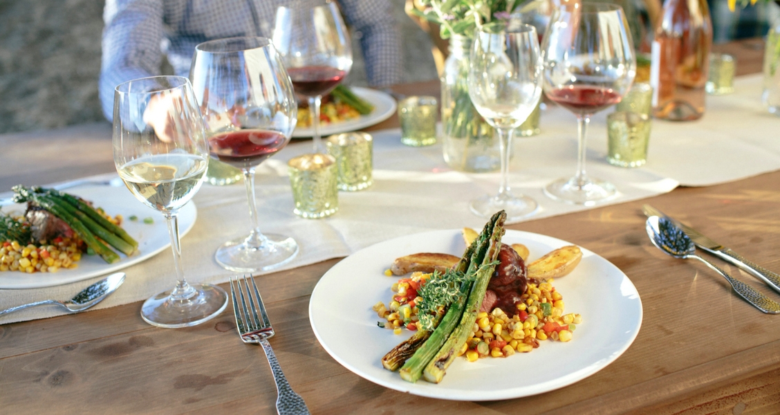 Grenache paired with Filet asparagus