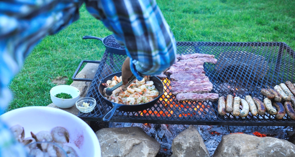 outdoor Asado at Folded Hills