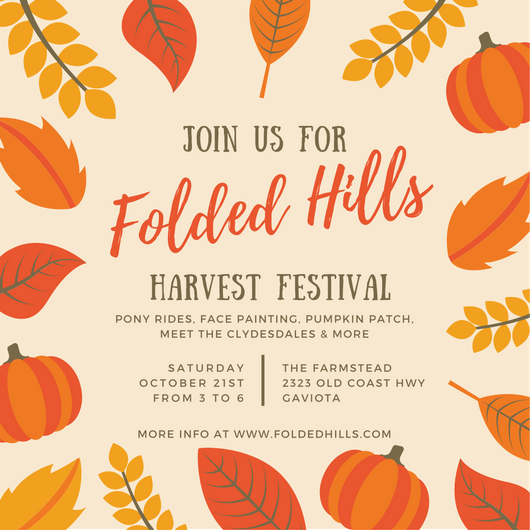 Folded Hills Harvest Festival Invite