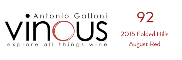 Antonio Galloni 92 Points August Red