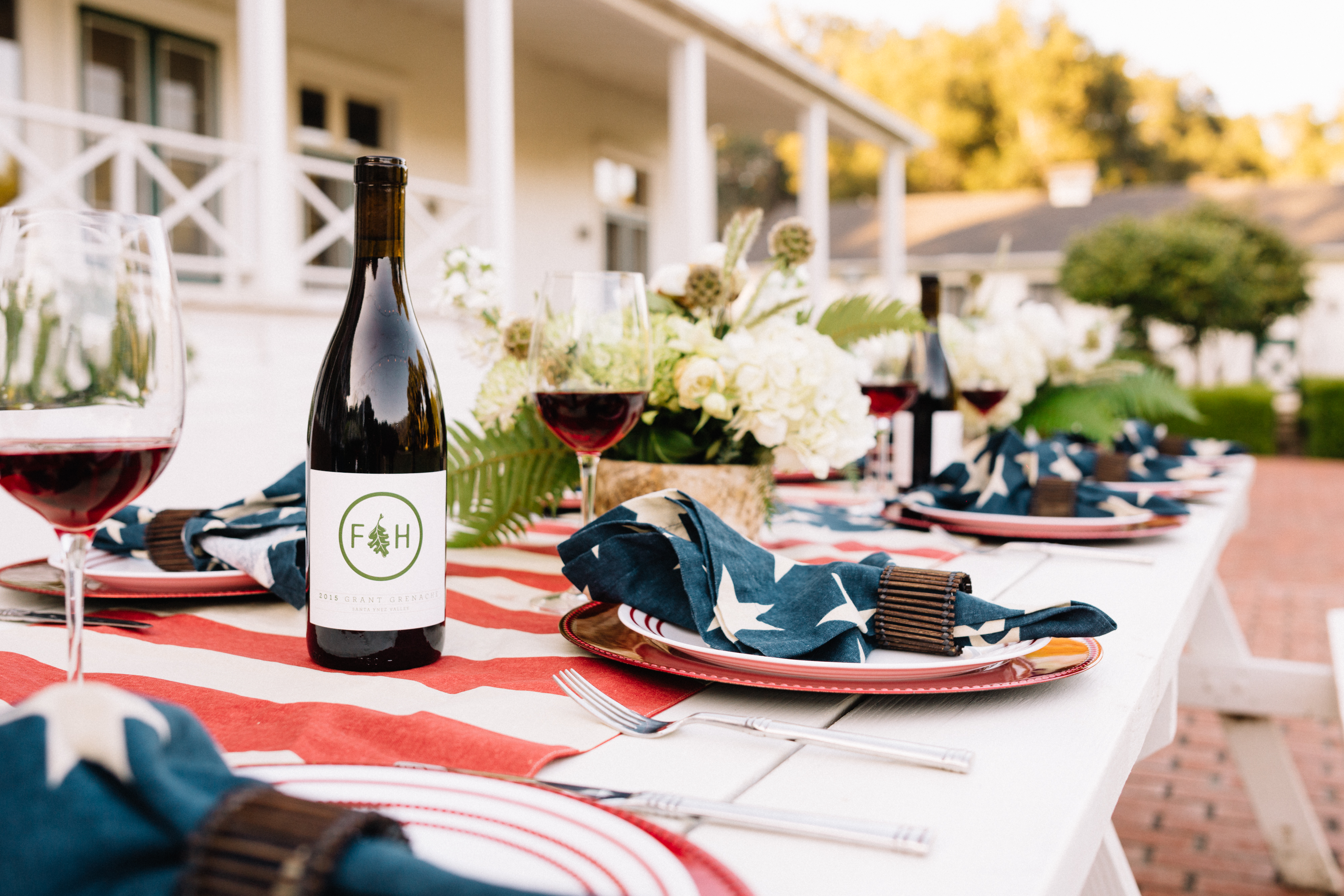 2015 Grant Grenache Table Setting